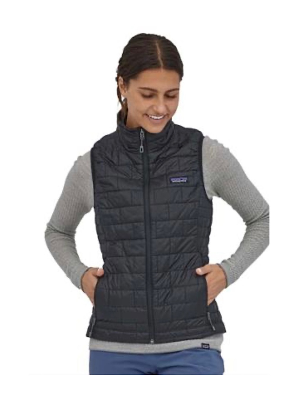 Patagonia Women’s Nano Puff Vest, small, EUC, BLACK